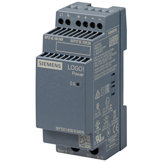 Power supply LOGO!Power, single-phase 15 V DC/1.9 A