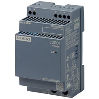 Power supply LOGO!Power, single-phase 24 V DC/2.5 A
