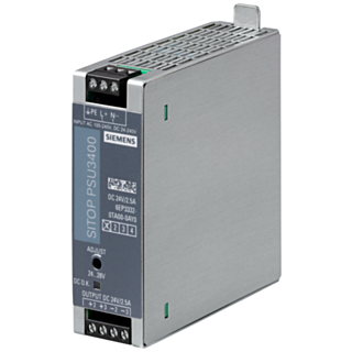 Power supply SITOP PSU3400 Uni, 88-264 V AC, 18-264 V DC/24 V DC/2.5 A