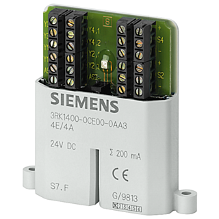 AS-i flat module, 4 I/4 Q, screw terminal, 4x1 input PNP, 4 x output 45 mA, 24 V DC