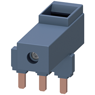 Parallel connector with connection terminal, 3-pole for 3RT103.