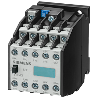 Contactor relay 100E, 10 NO, AC op., 110 V AC 132 V AC