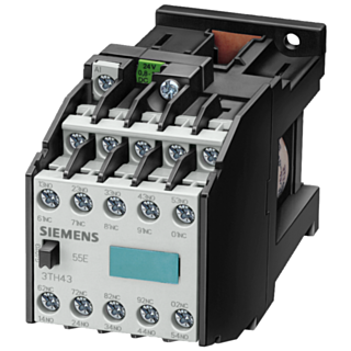 Contactor relay 100E, 10 NO, DC op., 125 V DC