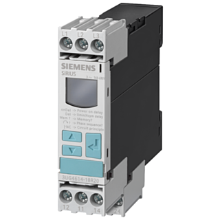 Digital monitoring relay unbalance 0-20% connectable phase sequence