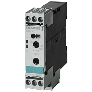Analog monitoring relay, resistance monitoring from 2 to 200 kohm