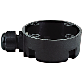 Socket for foot, lateral cable outlet for signaling columns 8WD4