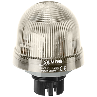Integrated signal lamp, single flash light 24 V