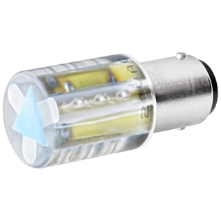 Signaling columns, acc. LED 24 V UC, BA15d, red