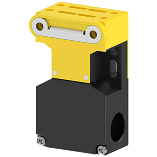 Safety position switch with separate actuator lateral and face-end