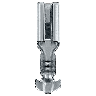 Push-on contact for flat connector, 2.8x0.8 mm, cross-section 0.5-1.5 mm2