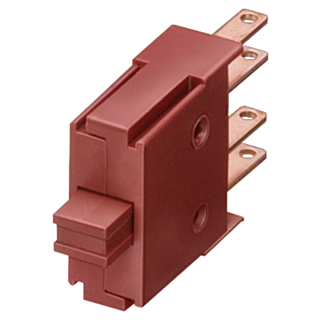 Contact block with one contact element, 1 NO with safety spring