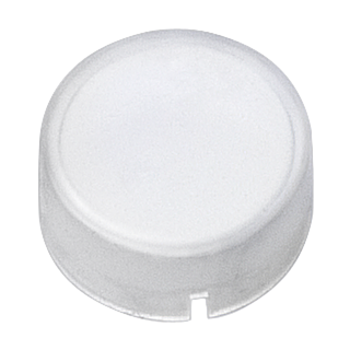 Insert cap for illuminated/pushbutton raised