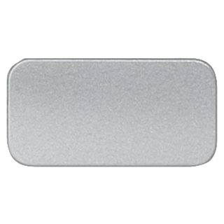 Self-adhesive labeling plate, label size 9.5x18.5 mm, silver