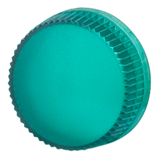 Lens, red, smooth, inscription with insert cap