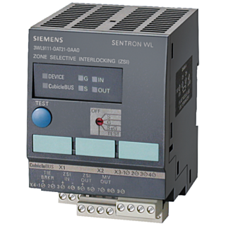 accessories circuit breaker 3WL zone selective Interlocking f. ETU45B, 76b can be connected to cubicle bus