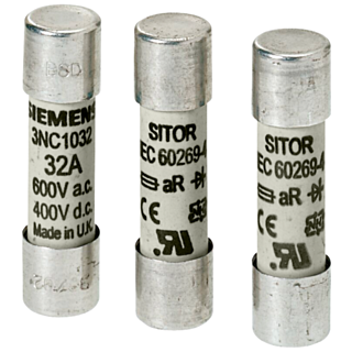 SITOR cylindrical fuse link, 22x58 mm, 20 A, aR, Un AC: 690 V, Un DC: 700 V