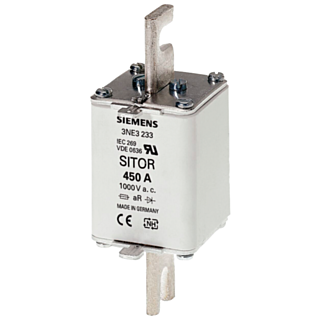 PV fuse link, with blade contacts
