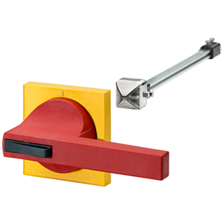 Door operating mechanism 8UC7, handle red, masking plate yellow for circuit breaker 3VL7, 3VL8