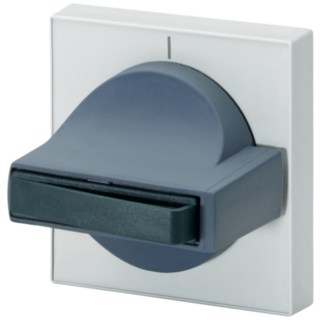 Handle 8UC7 with masking plate handle titanium gray, masking plate light gray, spare part