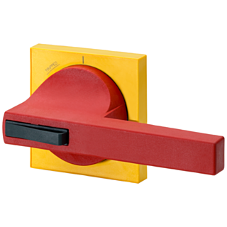 Handle 8UC7 with masking plate, handle red, masking plate yellow, spare part