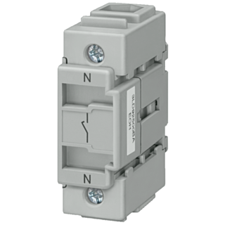 Neutral conductor/PE terminal, through-type, for front mounting, accessory