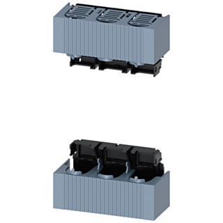 Terminal cover with reach-around protection, for size NH00 for floor mounting