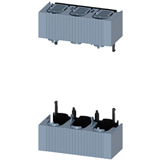 Terminal cover with reach-around protection, for size NH00