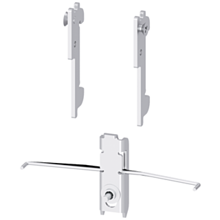 Assembly kit, for conversion to DIN rail mounting, for size NH00