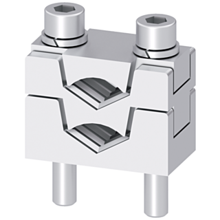 Prism terminal double 2x 35 - 70 mm2, for size NH1 with screw connection