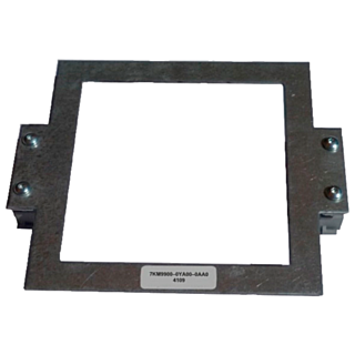Adapter for DIN rail mounting, display faces towards DIN rail, for 7KM