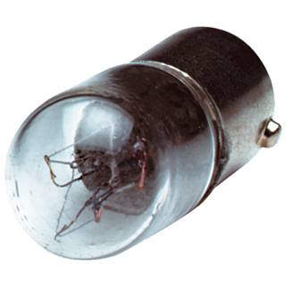 Incandescent lamp, 5 W, BA15d base, 115 V, accessory for 8WD4 signaling columns