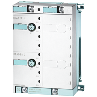 RFID connection block for RF170C, connection of 2 readers using M12, RS422/RS232
