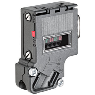 SIMATIC DP, Connection plug for PROFIBUS up to 12 Mbit/s with inclined cable outlet, 15.8x 54x 39.5 mm (WxHxD), terminating resistor with isolating...