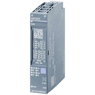 SIMATIC ET 200SP AI 4xRTD/TC 2-/3-/4-wire HF PU 10