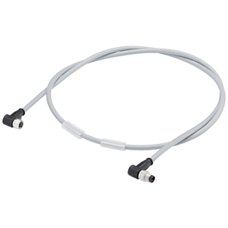 Power Cable M8, angled, 15m