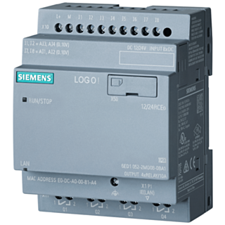 LOGO! 12/24RCEO, logic module, power supply / I/O: 12/24 V DC/relay
