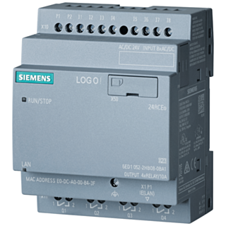 LOGO! 24RCEO (AC), logic module, power supply / I/O: 24 V DC/24 V AC/relay