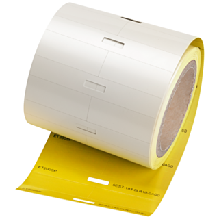 SIMATIC ET 200SP Labeling strips, foil Yellow Role of 500 strips