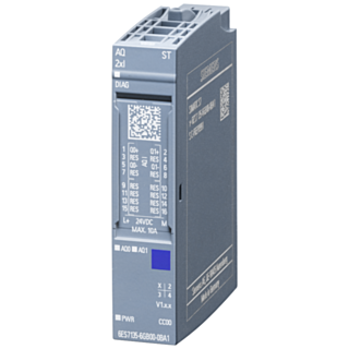 SIPLUS ET 200SP AQ 2xI ST -40 ... +70°C with conformal coating based on 6ES7135-6GB00-0BA1
