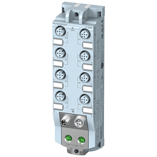 SIMATIC ET 200AL DIQ 16x24VDC/0.5A 8x M12, with operating mode counter
