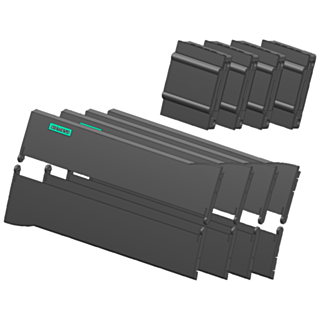 SIMATIC S7-1200 Front covers CPU 1217 PU 4
