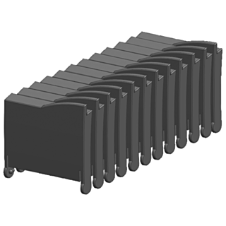 SIMATIC S7-1200 Front covers SM 45 mm PU 6