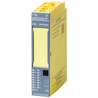 SIPLUS ET 200SP F-DQ 8x24VDC/0.5A PP HF -30 ... +60 °C with conformal coating based on 6ES7136-6DC00-0CA0