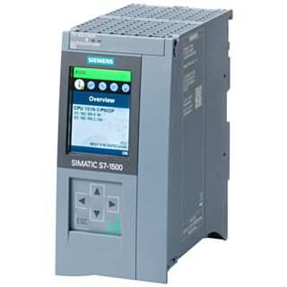 SIMATIC S7-1500, CPU 1516-3 PN/DP, central processing unit with 2 MB w
