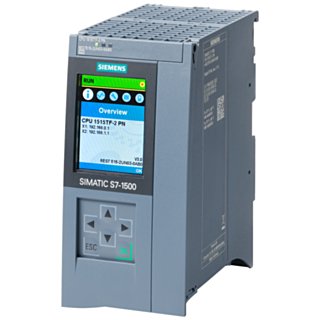 SIMATIC S7-1500T, CPU 1515TF-2 PN, central processing unit with 1.5 MB
