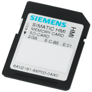 SIMATIC HMI SD memory card 2 GB, indoor TIA Portal V11 or higher