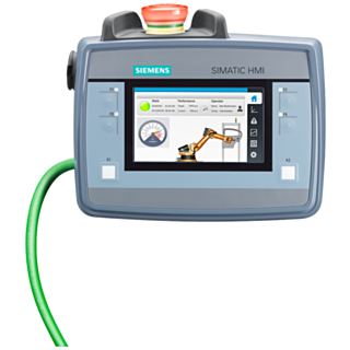 SIMATIC HMI KTP400F Mobile with integrated acknowledgement button, eme