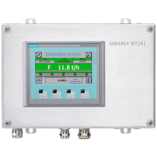 SIWAREX WT241 Weighing Terminal Weighing Terminal for use with Beltscales. - Stainless steel enclusure with 9 feed troughs - includes SIWAREX WP241...