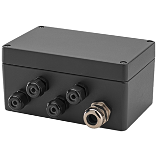Junction box SIWAREX JB; die-cast aluminum quality to connect in parallel up to 4 load cells in 4-wire or 6-wire system; degree of protection: IP66...