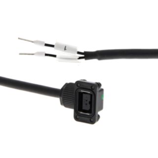 670638-1S series servo brake cable, 1.5 m, 230 V: 100 to 750 W